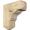 Ekena Millwork Merced Craftsman Rough Sawn Bracket, Douglas Fir, 6"W x 18"D x 18"H BKT06X18X18MRC04RDF - alternate 1